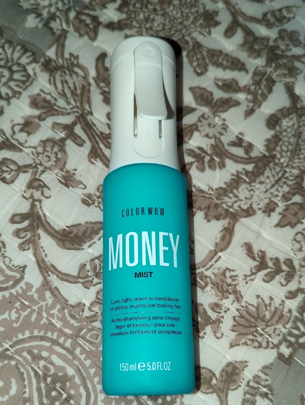 Color Wow Money Mist Leave-In Conditioner Spray — Turquoise/White
